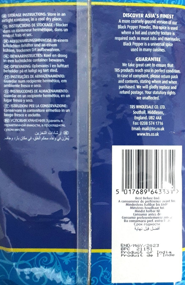 TRS Black Pepper Coarse 400g