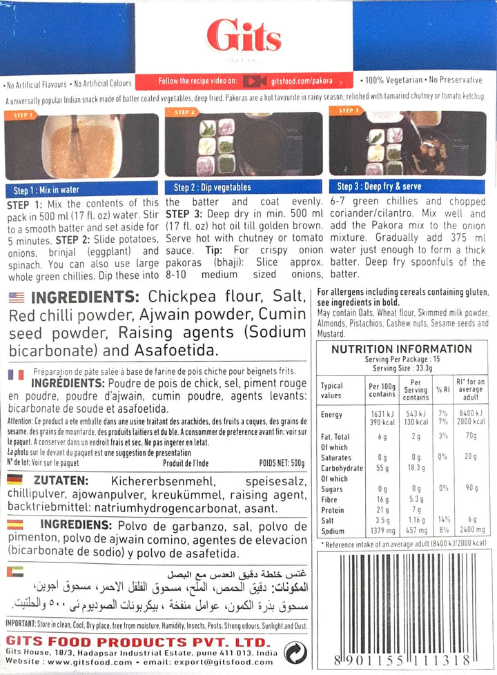 Gits Pakora Mix 500g
