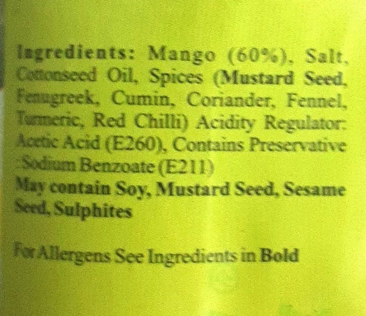 Pachranga Pickle Mango Unpeeled In Oil 800g