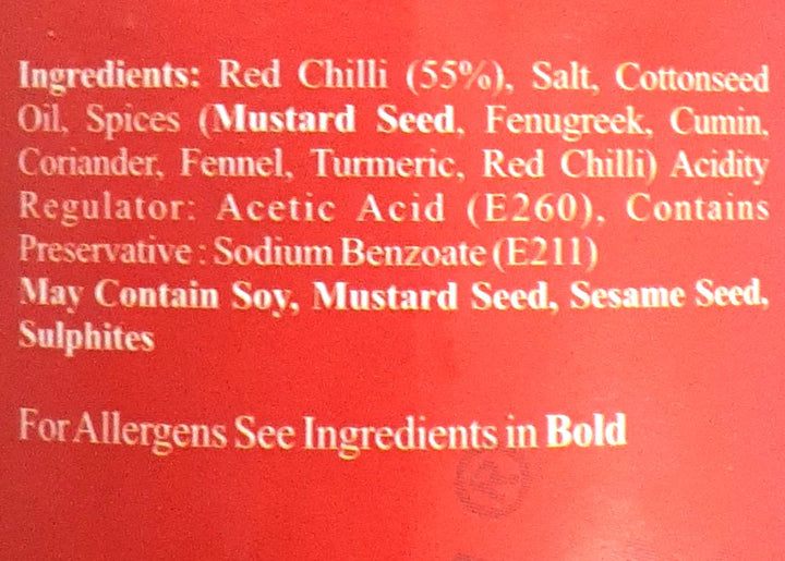 Pachranga Pickle Red Chilli Stuffed 800g