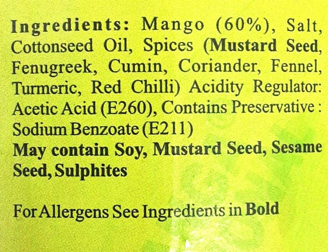 Pachranga Pickle Mango Peeled In Oil 800g