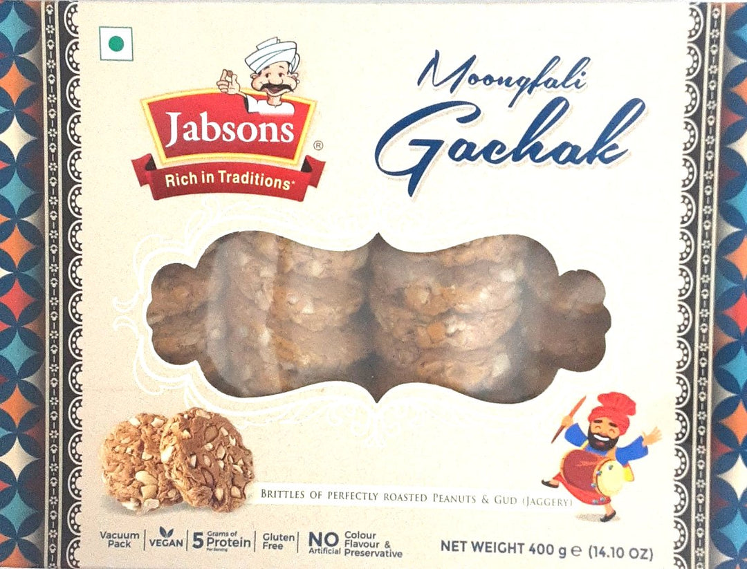 Jabsons Sweets Moongfali Gachak 400g BBE 31/DEC/2025
