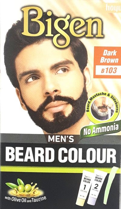 Bigen Speedy Mens Beard Colour Dark Brown B 103
