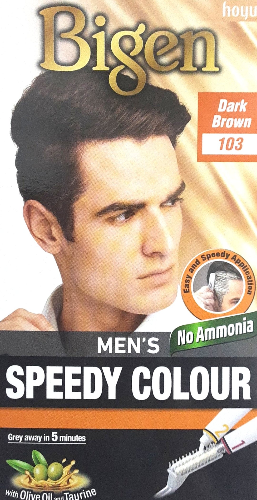 Bigen Speedy Mens Hair Colour Dark Brown 103