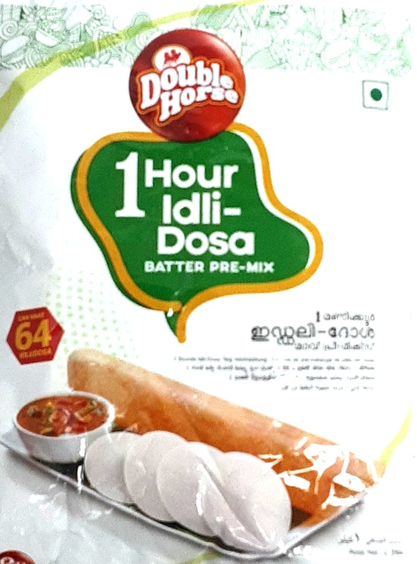 Double Horse 1 Hour Idli Dosa Batter Pre Mix 1Kg