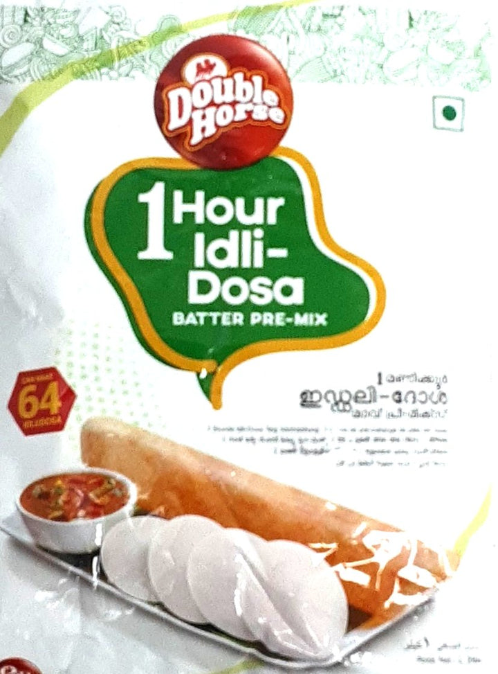 Double Horse 1 Hour Idli Dosa Batter Pre Mix 1Kg
