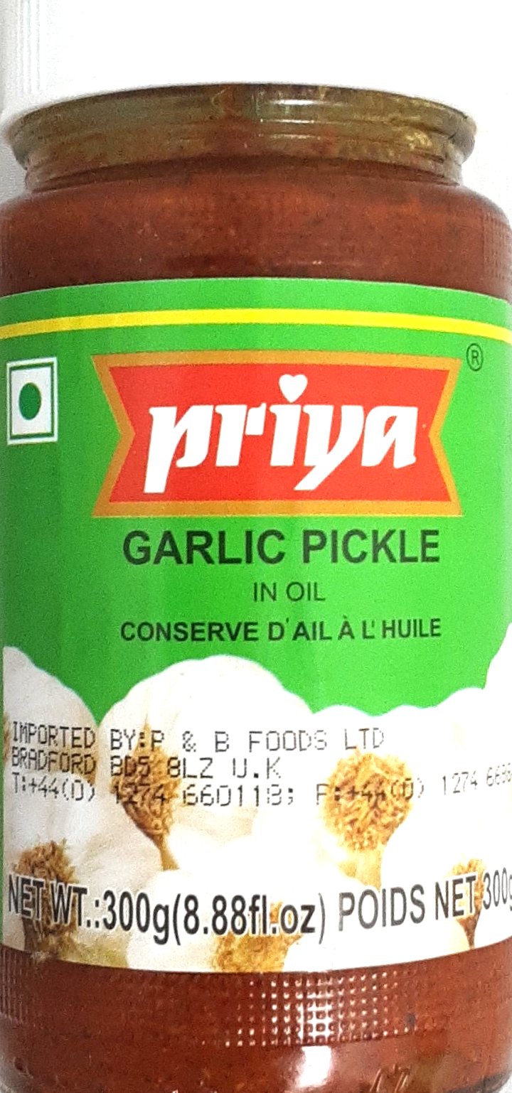 Priya Pickle Garlic In Oil 300g