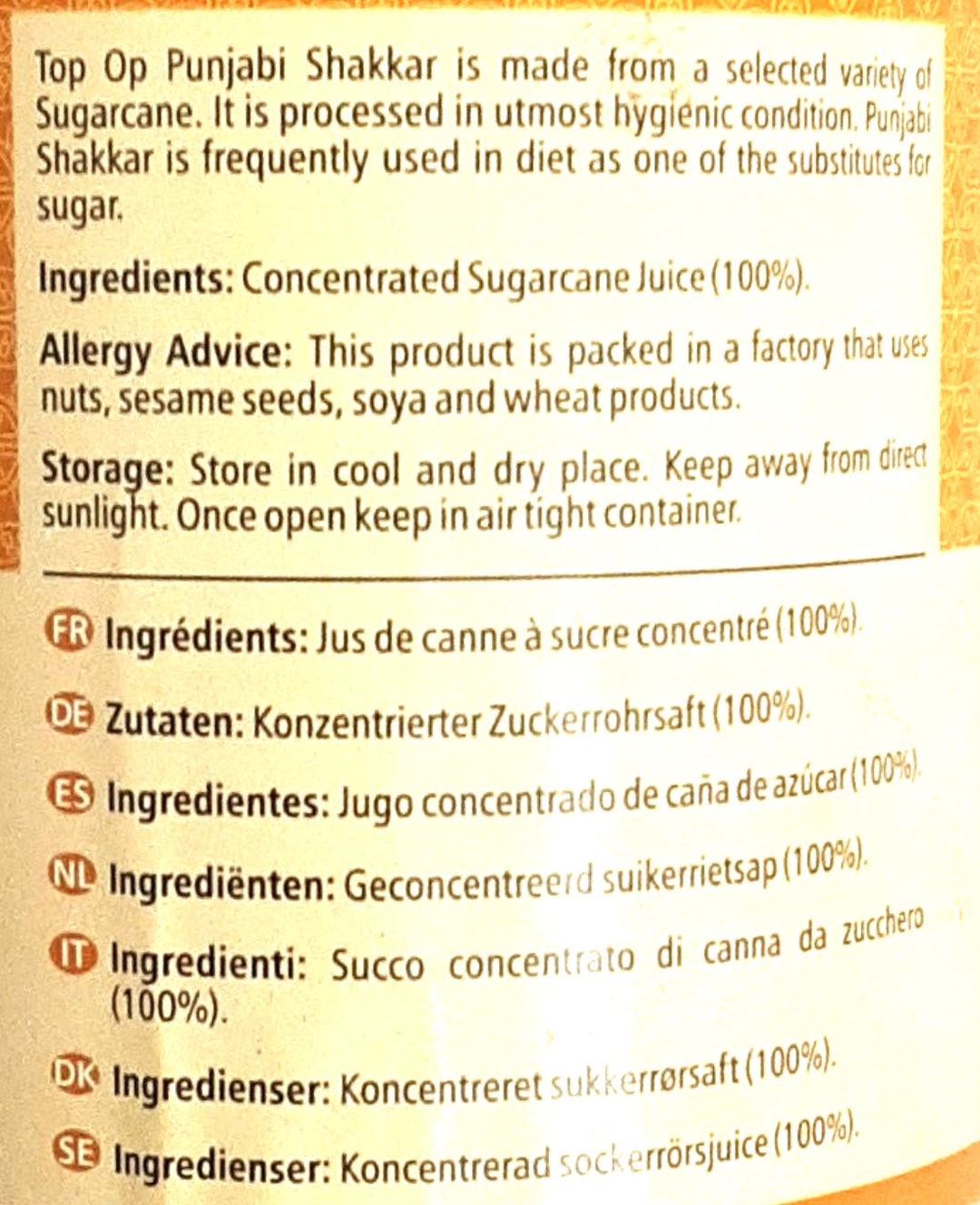 Top Op Jaggery Powder Shakkar Punjabi 500g