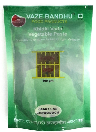 Vaze Bandhu Khidki Vada Vegetable Paste 100gm