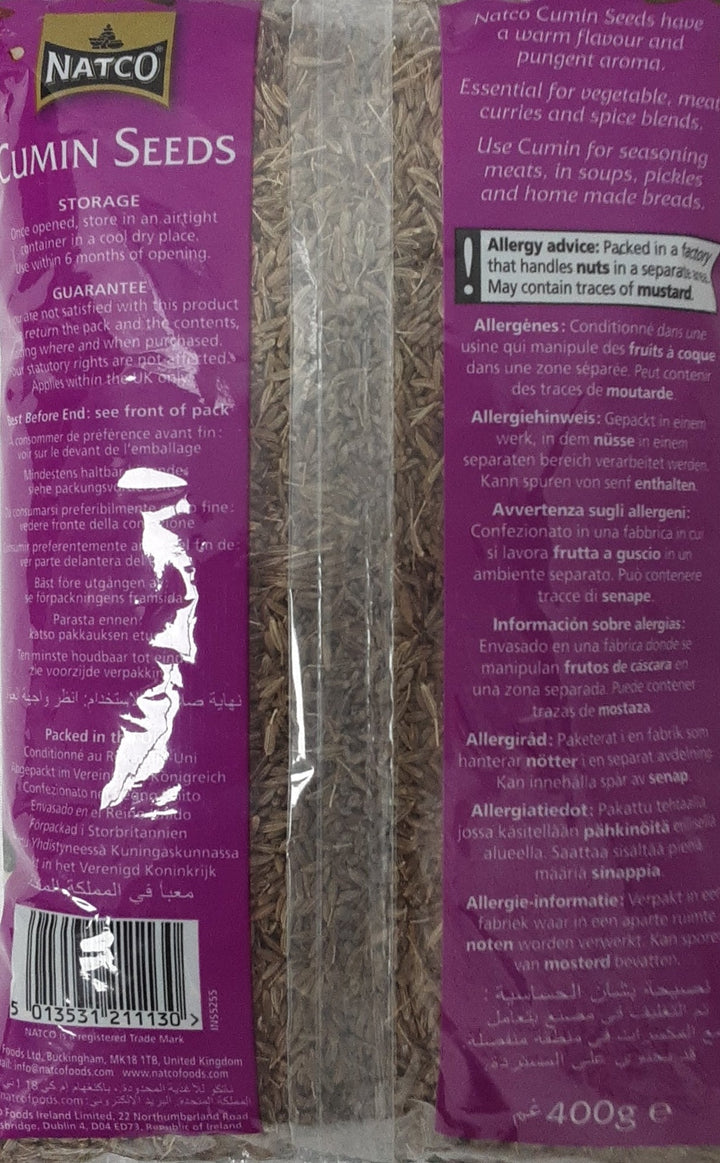 Natco Cumin Seeds Jeera Whole 360g