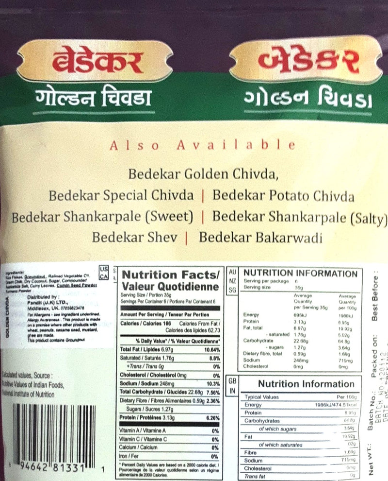 Bedekar Golden Poha Chivda 200g