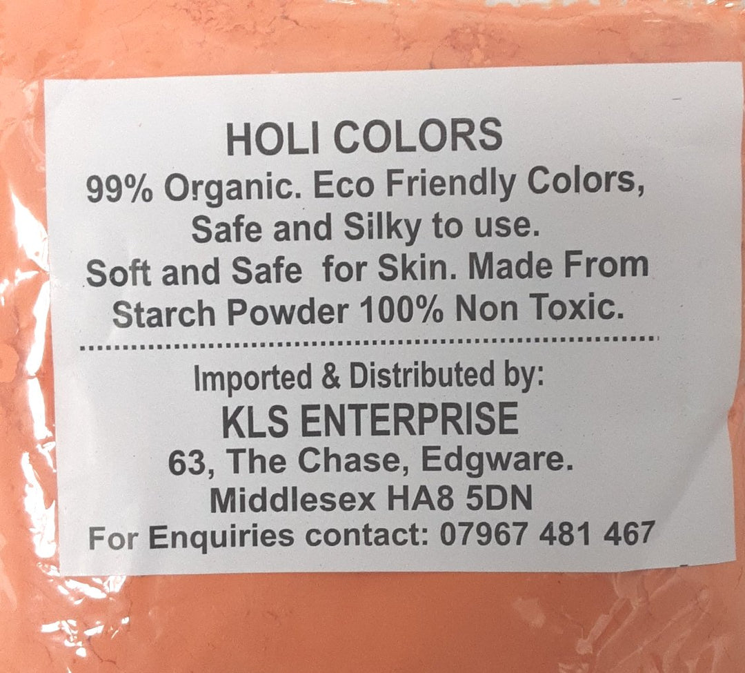 Holi Colours Organic Non Toxic & Eco Friendly 100g Orange Bhagwa Extra 20% off applied at checkout