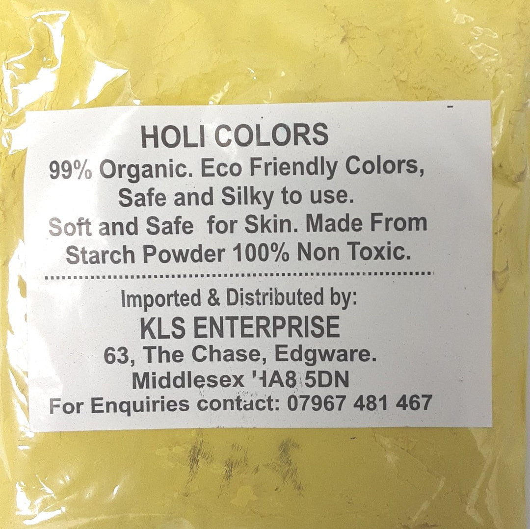 Holi Colours Organic Non Toxic & Eco Friendly 100g Yellow Mix & Match Buy 1 Get 1 Free