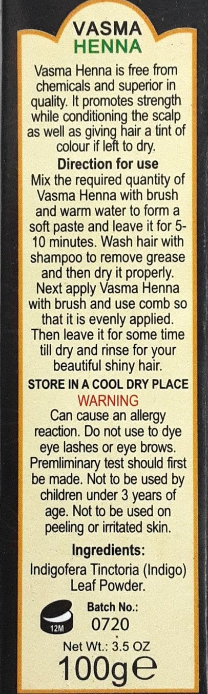 Top Op Vasma Henna 100g
