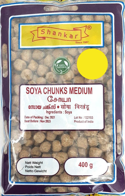 Shankar Soya Chunks Medium 400g PM
