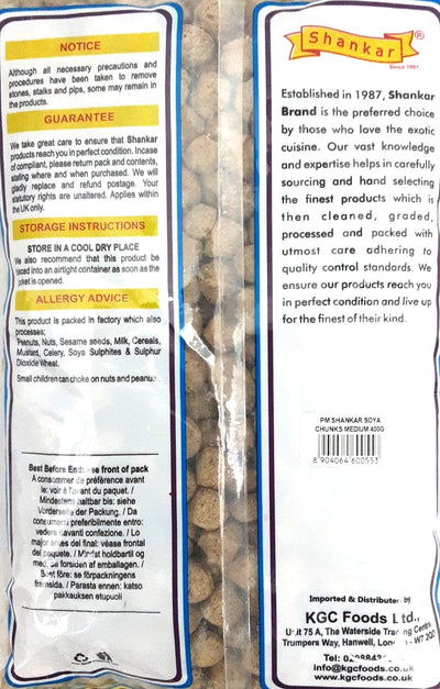 Shankar Soya Chunks Medium 400g PM