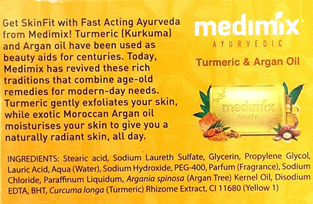Medimix Ayurvedic Turmeric &amp; Argan Oil Soap 125g