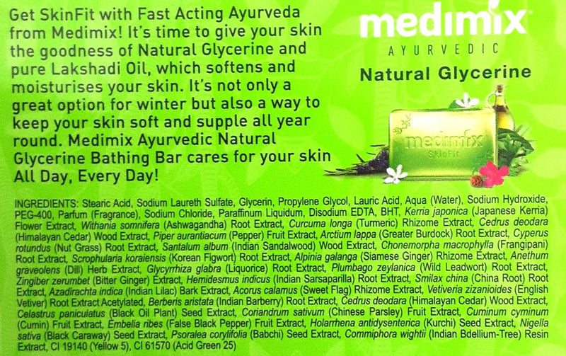 Medimix Ayurvedic Natural Glycerine Soap 125g