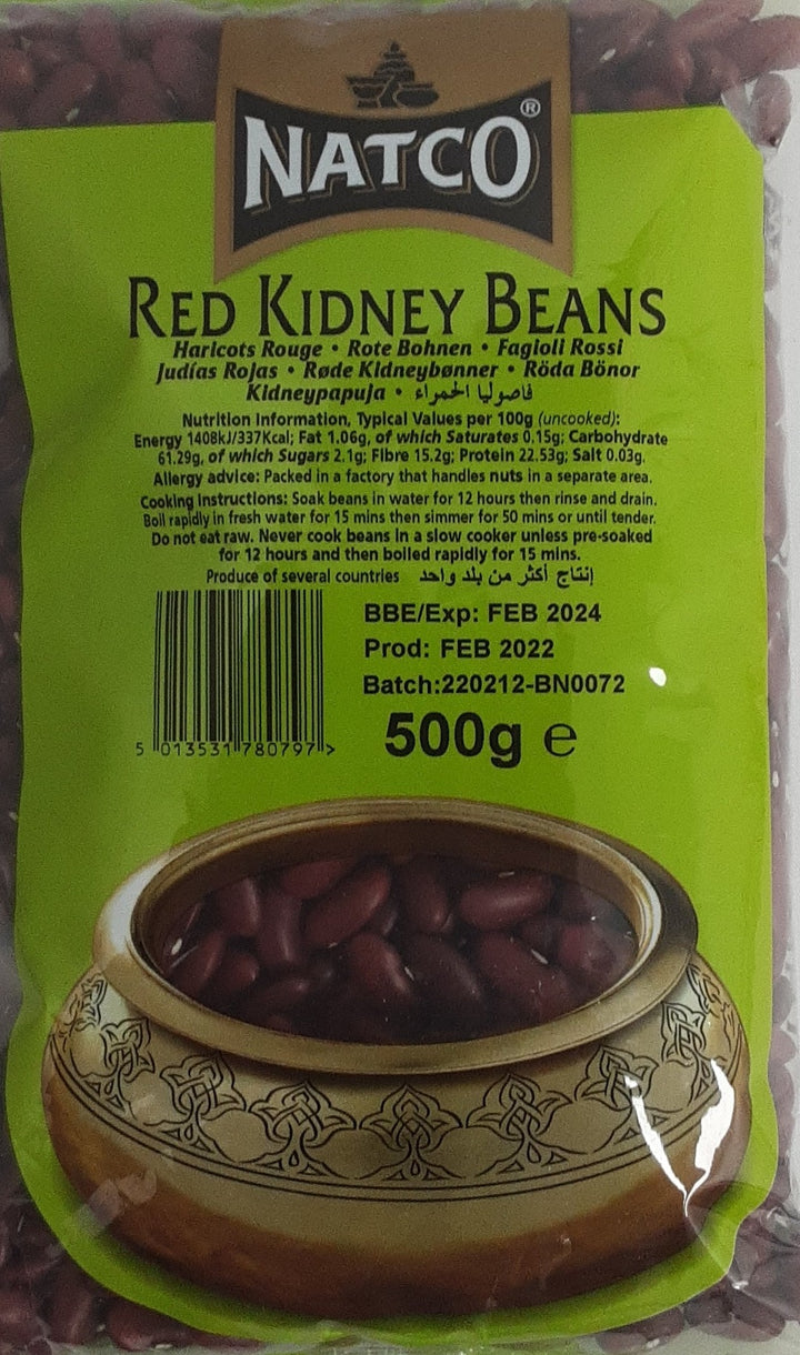 Natco Beans Red Kidney Rajmah 500g