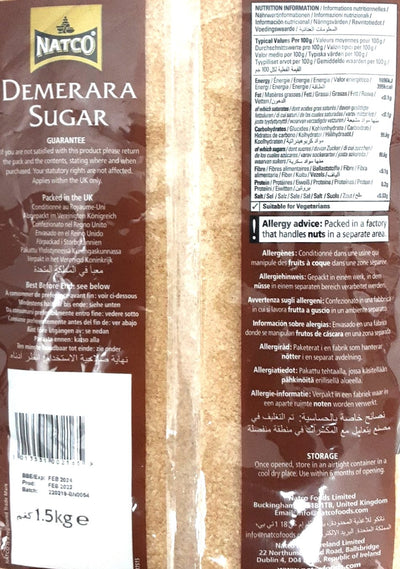 Natco Demerara Sugar 1.5kg