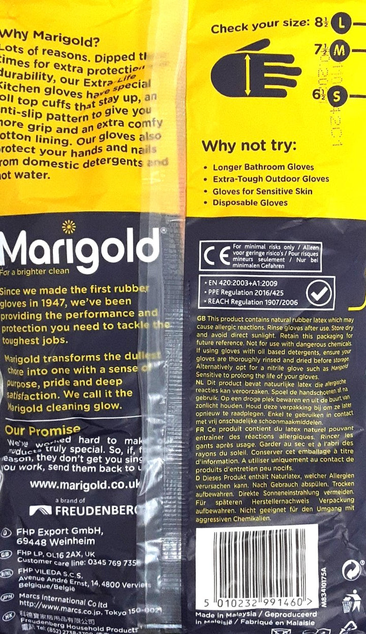 Marigold Kitchen Gloves L