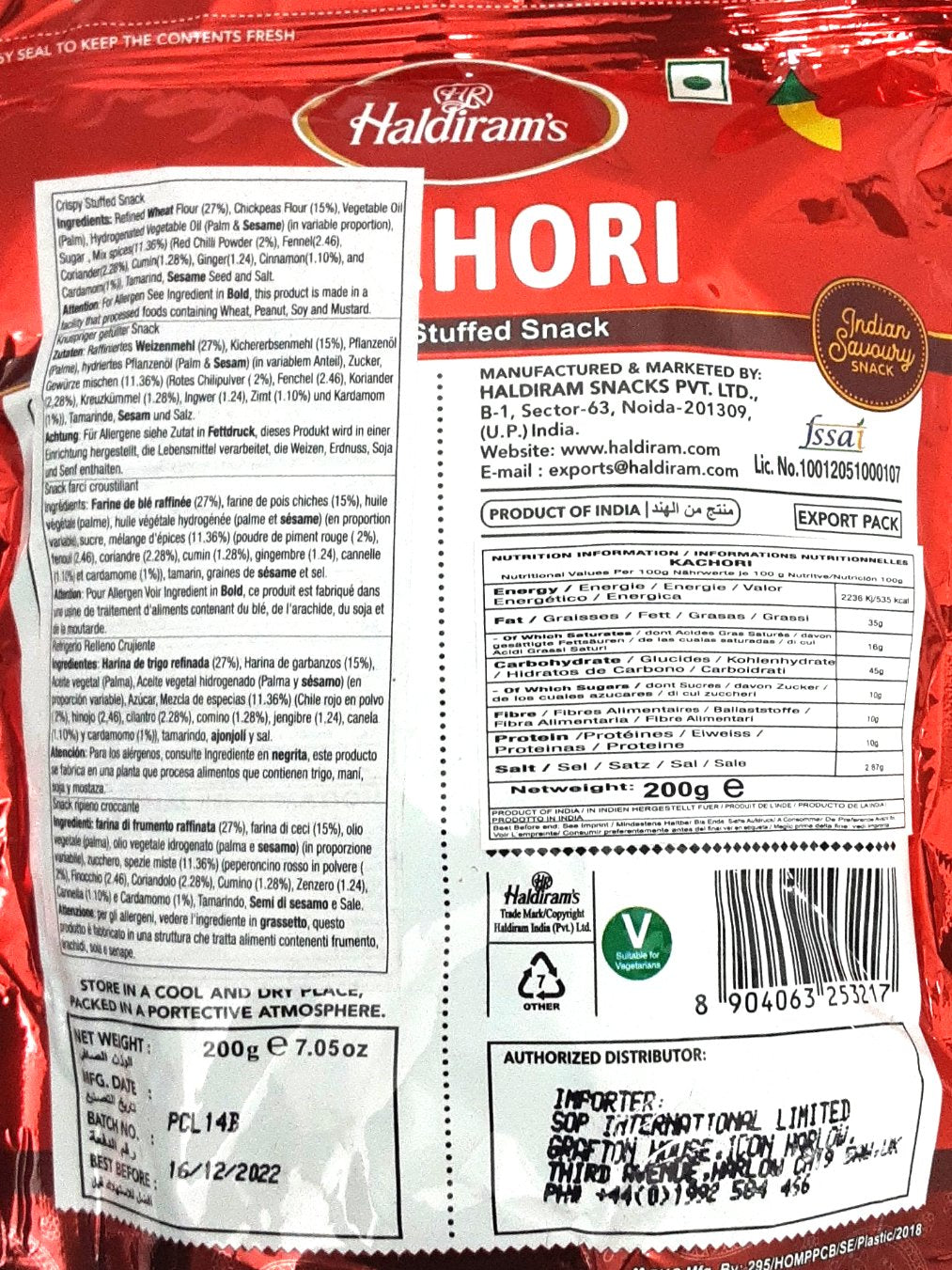 Haldirams Kachori 200g Mix & Match Buy 1 Get 1 Free