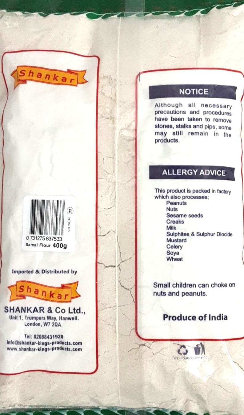 Shankar Little Millet Flour Samai 400g