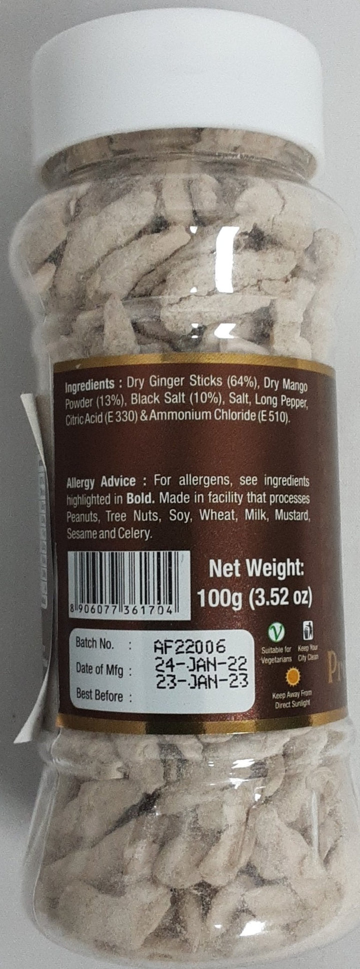 Jaimin Pachak Adrak Digestive Ginger 100g