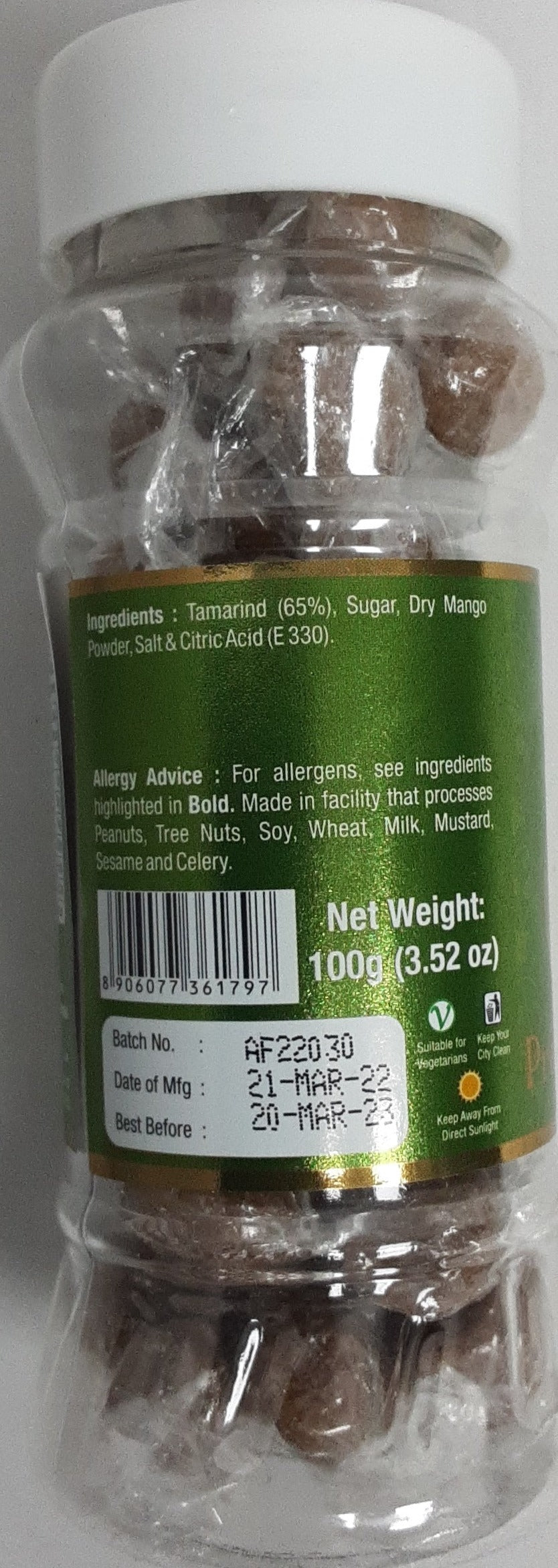 Jaimin Manchali Imli Tamarind Ball 100g
