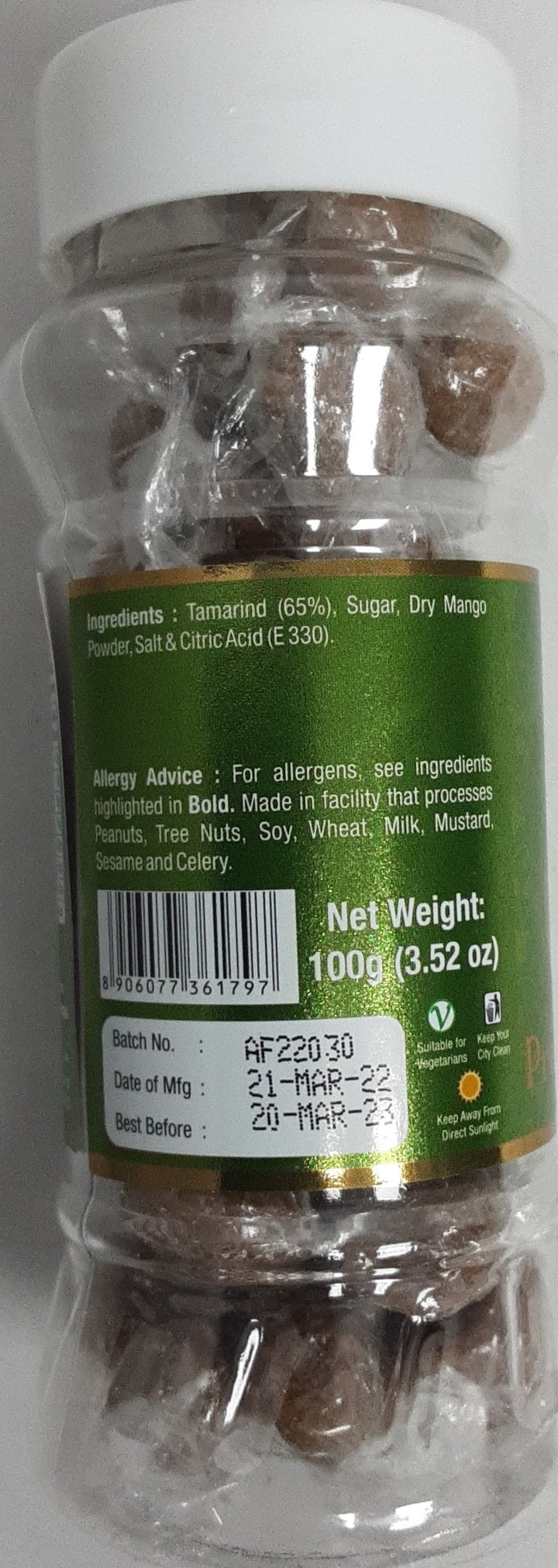 Jaimin Manchali Imli Tamarind Ball 100g