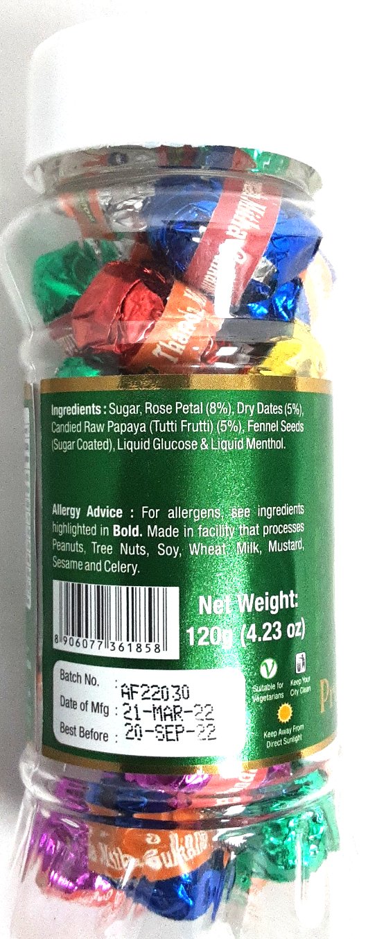 Jaimin Thanda Mitha Pan Cold Sweet Pan 120g