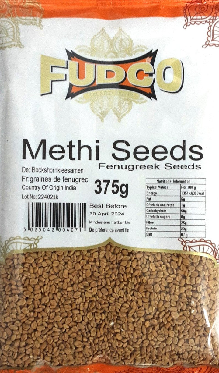 Fudco Methi Fenugreek Seeds 375g - ExoticEstore