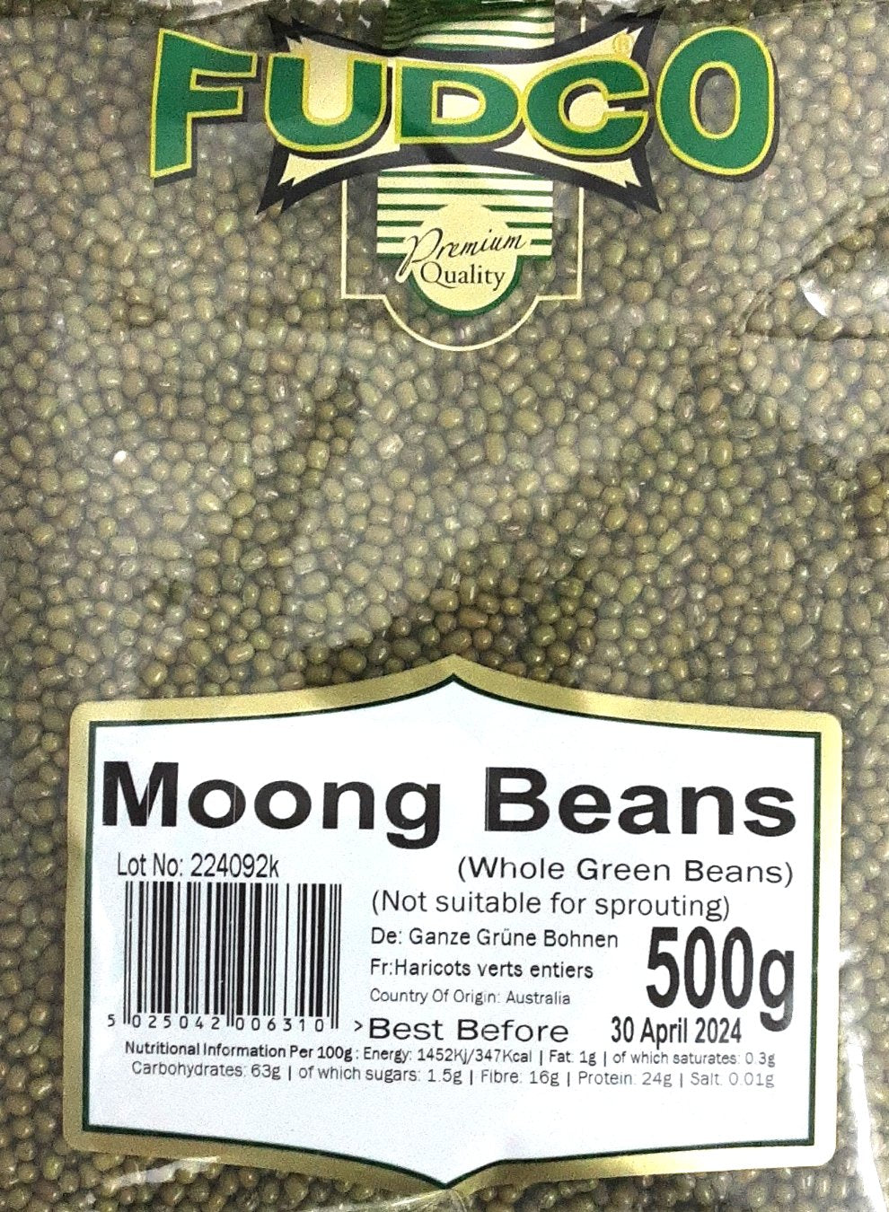 Fudco Beans Mung 500g