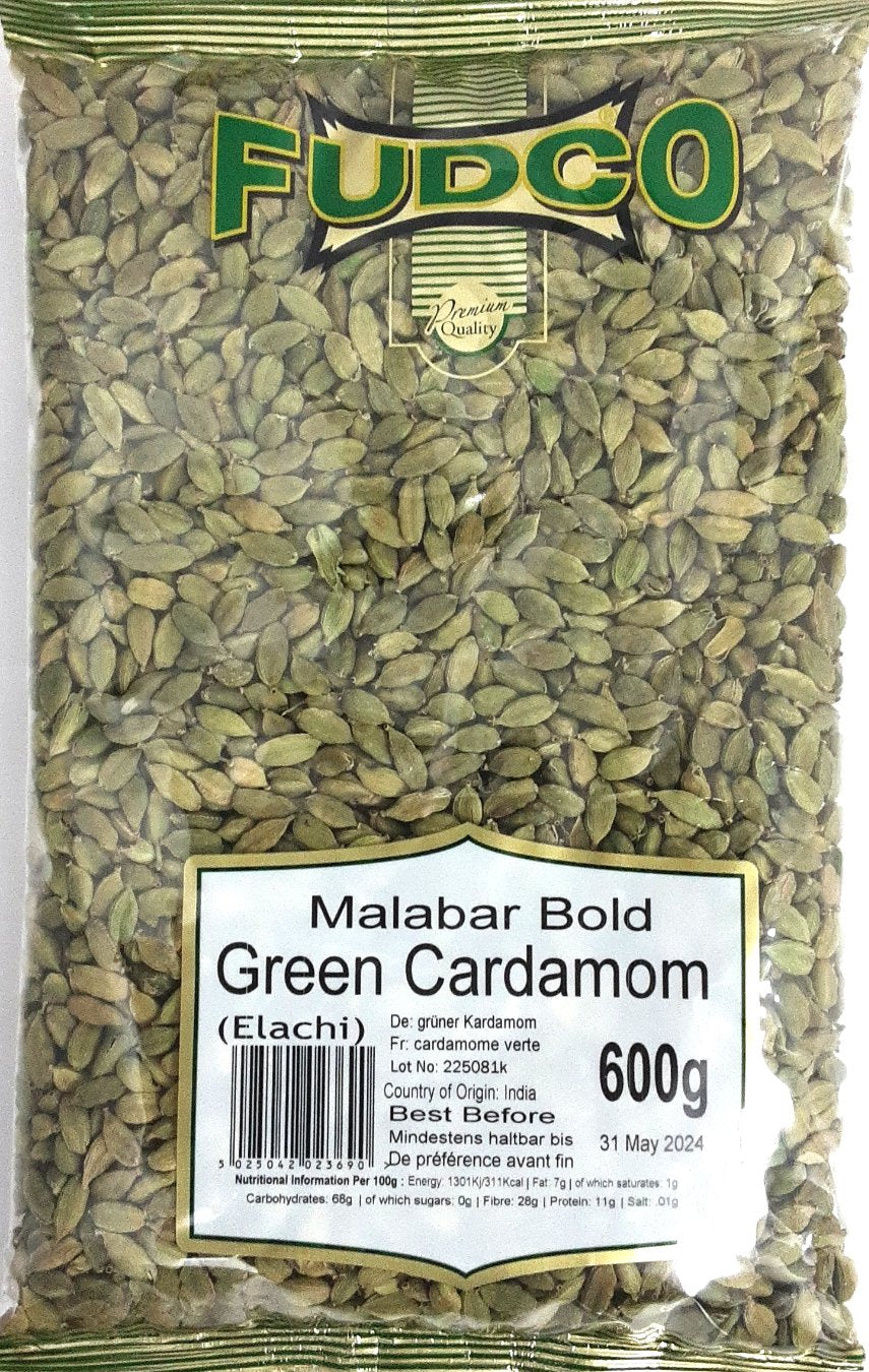 Fudco Malabar Bold Green Elachi Cardamom 600g - ExoticEstore