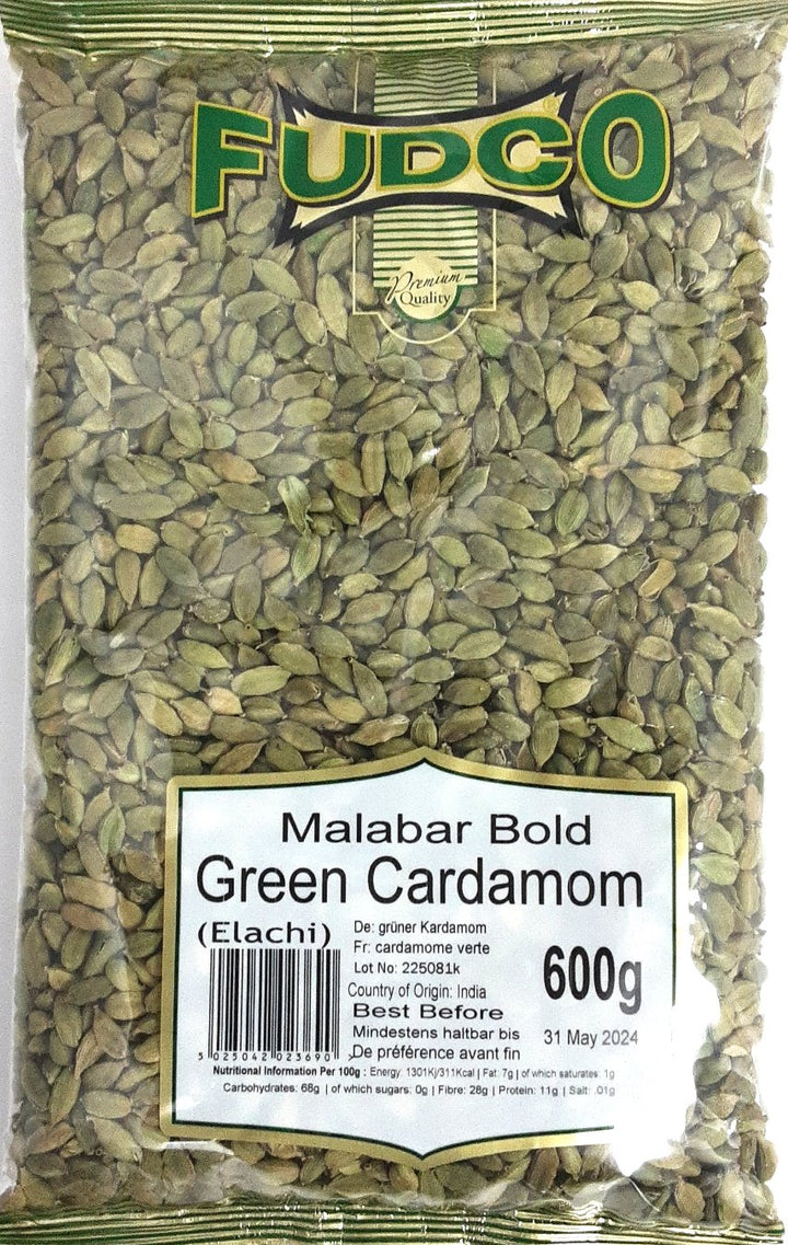 Fudco Malabar Bold Green Elachi Cardamom 600g - ExoticEstore