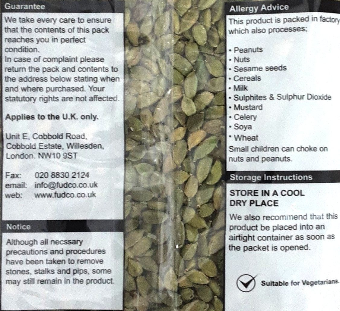 Fudco Malabar Bold Green Elachi Cardamom 600g - ExoticEstore