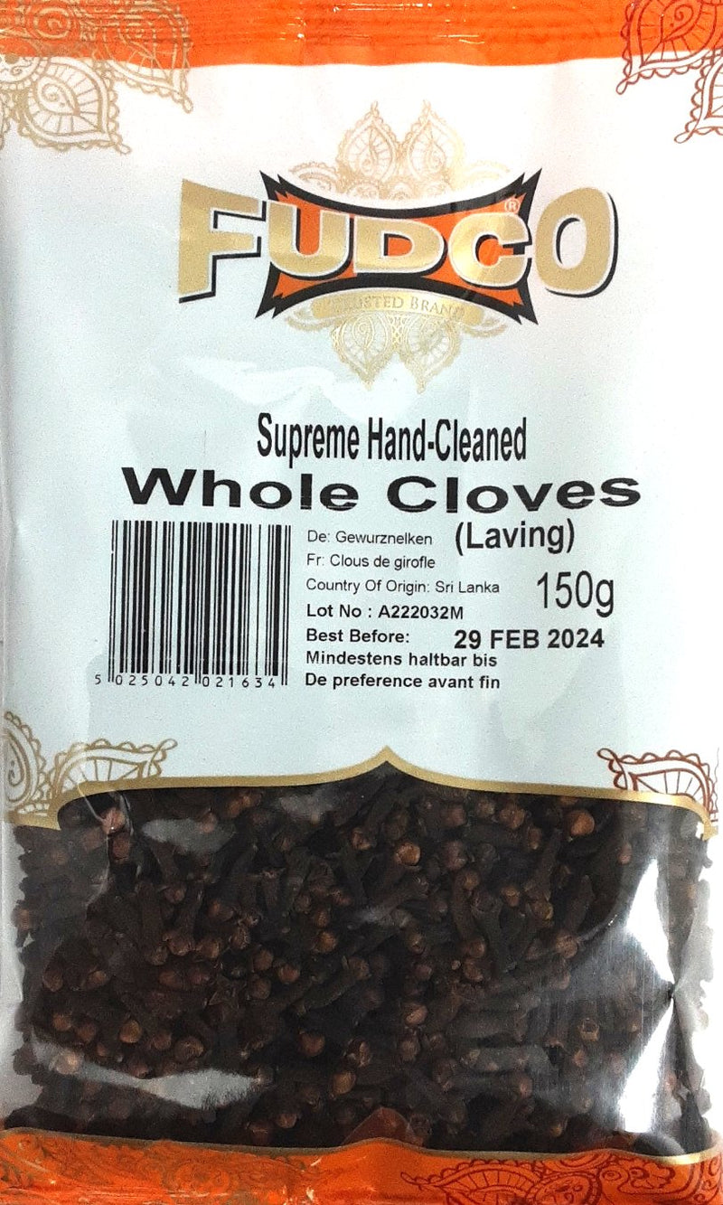 Fudco Whole Cloves Supreme Hand Cleaned 150g