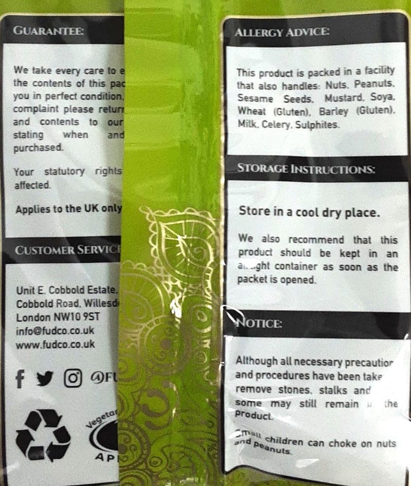 Fudco Cardamom Malabar Bold Green 150g