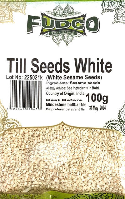 Fudco Till Sesame Seeds White 100g