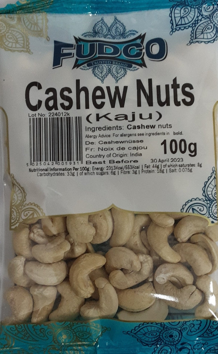 Fudco Cashew Nuts 100g - ExoticEstore