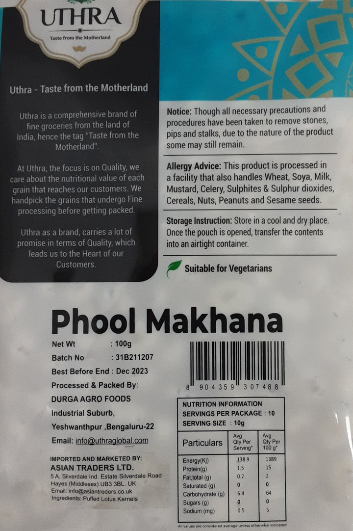 Uthra Phool Makhana 100g