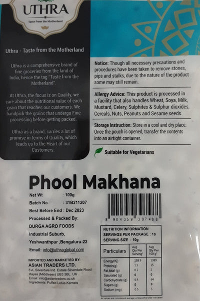 Uthra Phool Makhana 100g