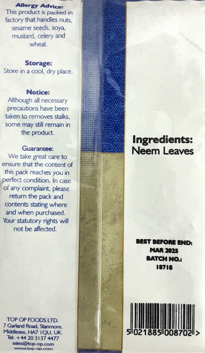 Top Op Neem Leaf Powder 100g