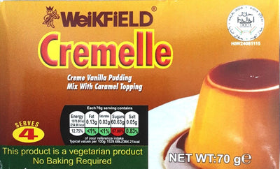 Weikfield Cremelle  Crem Vanilla Pudding 70g