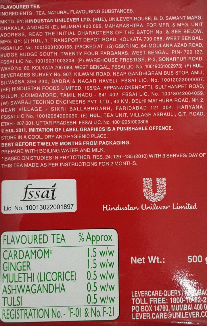 Brooke Bond Red Label Natural Care Loose Tea 500g