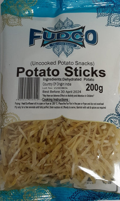 Fudco Potato Sticks Sali Uncooked 200g