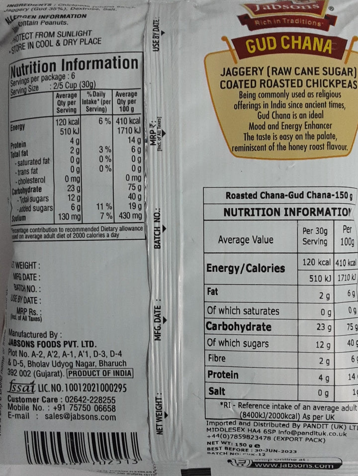 Jabsons Gud Chana 150g