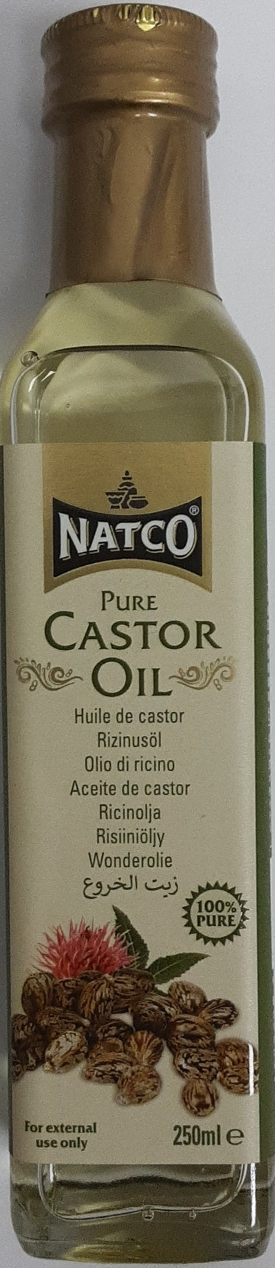 Natco Oil Pure Castor 250ml