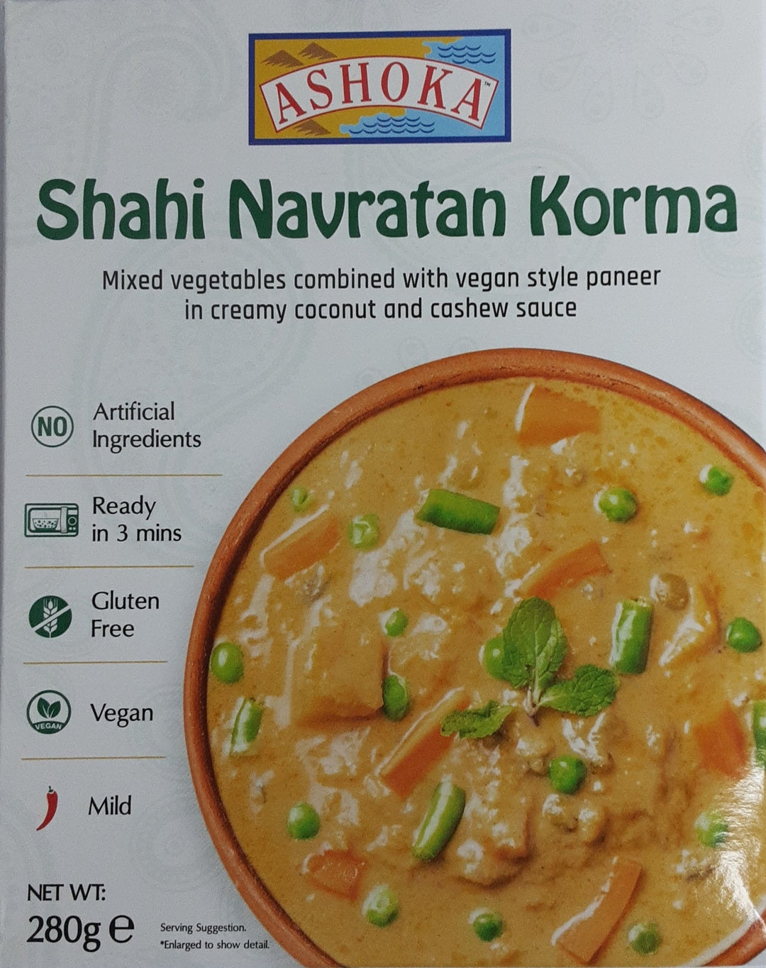 Ashoka Ready Meal Shahi Navratan Korma 280g