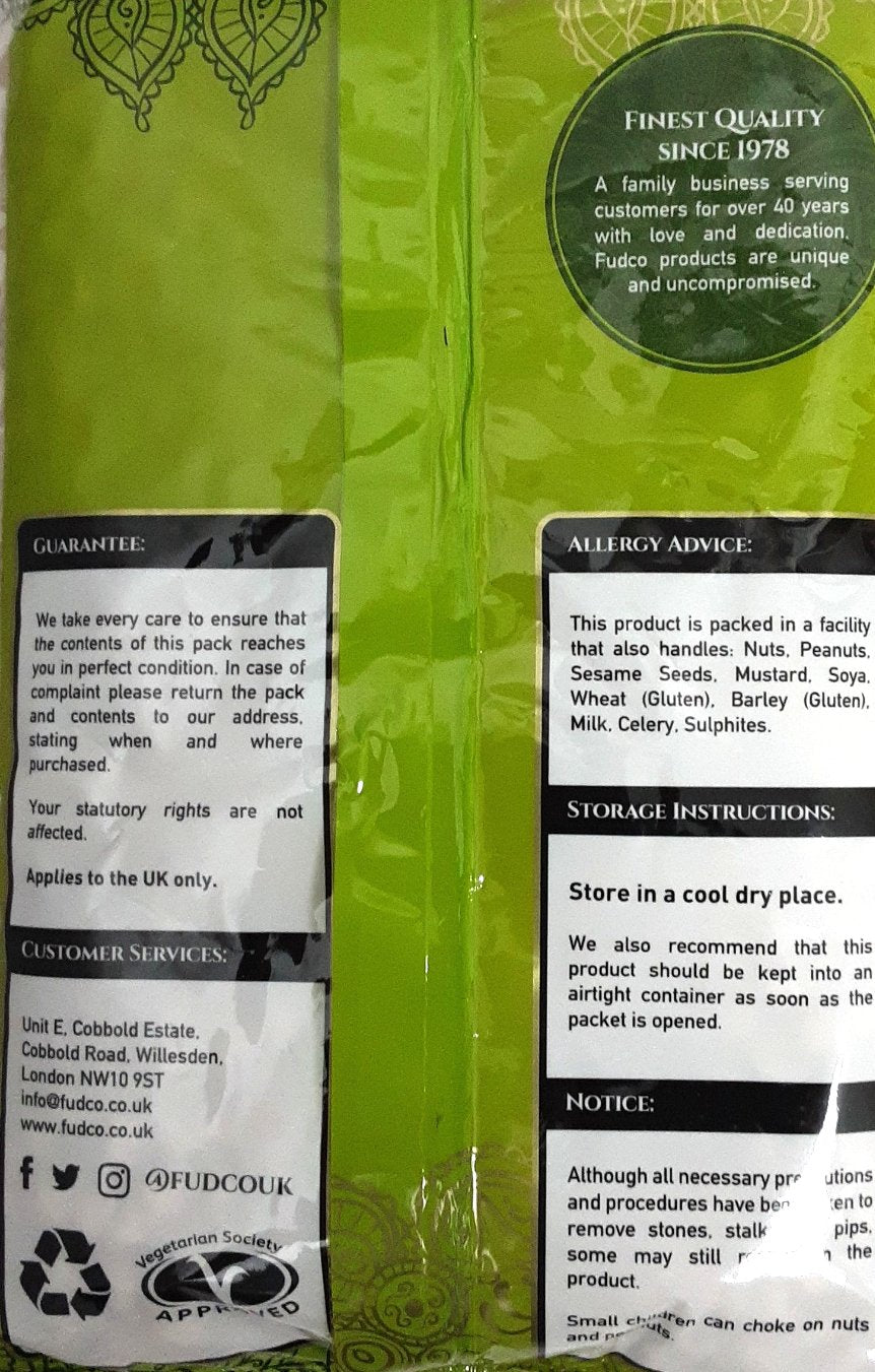 Fudco Chick Peas White Chana Jumbo 1.5kg